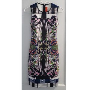 Clover Canyon Swirling Scarf Bodycon Scuba Dress
